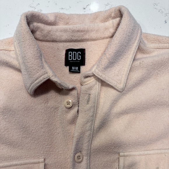 BDG urban outfitters men’s boucle fleece over-shirt - Picture 2 of 7